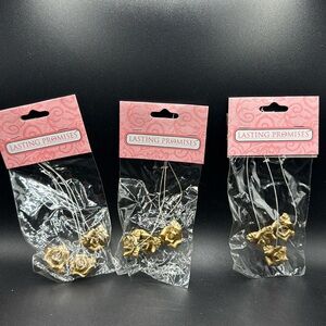 Wedding Gold Rose Hair Embellishments